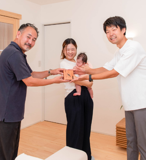 お施主様　スタッフ　写真