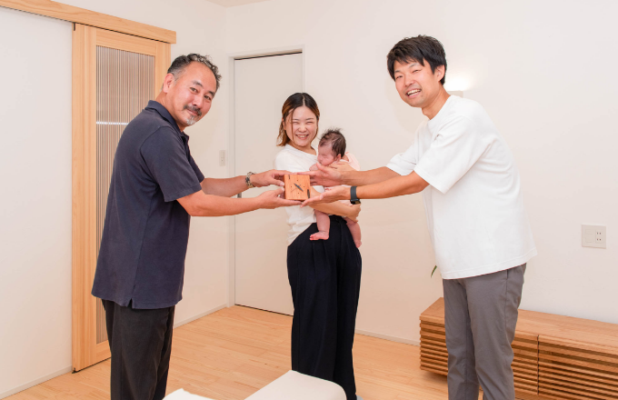 お施主様　スタッフ　写真