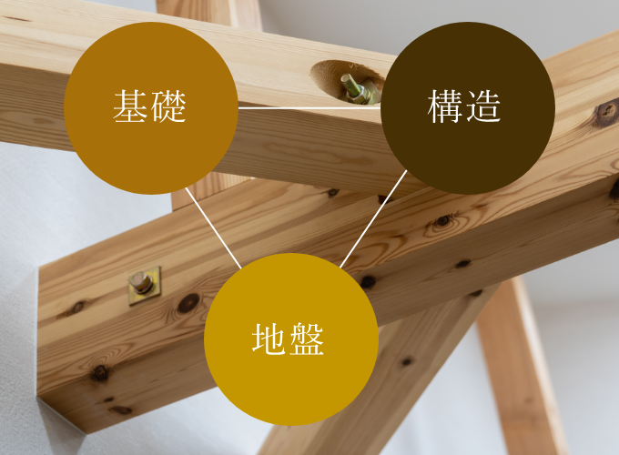 基礎・構造・地盤　木材　写真