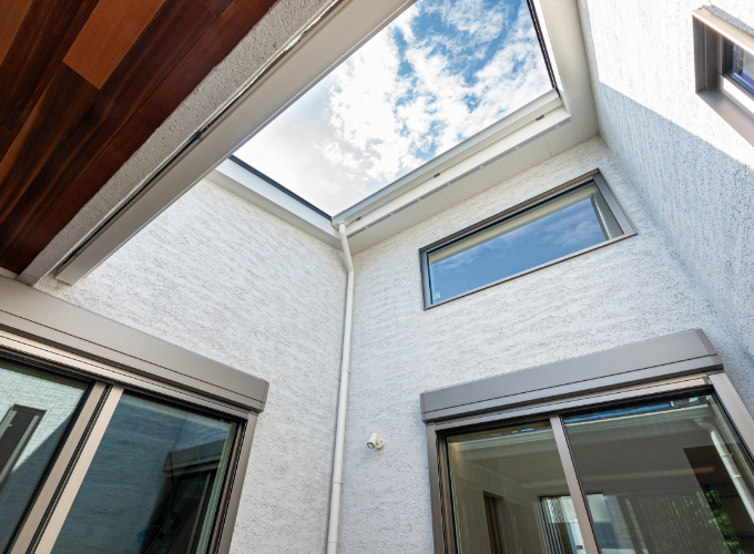 吹き抜け　構造　写真