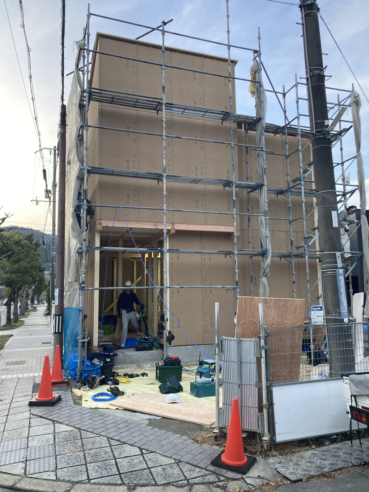 【祝上棟！】滋賀県大津市の新築注文住宅｜自然素材にこだわるエッグ住まいる工房 アイキャッチ