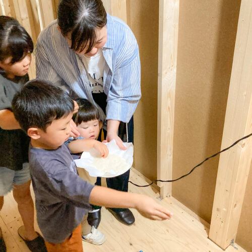 地鎮祭や上棟式。オーナー様と過ごす現場の一幕 ギャラリー写真