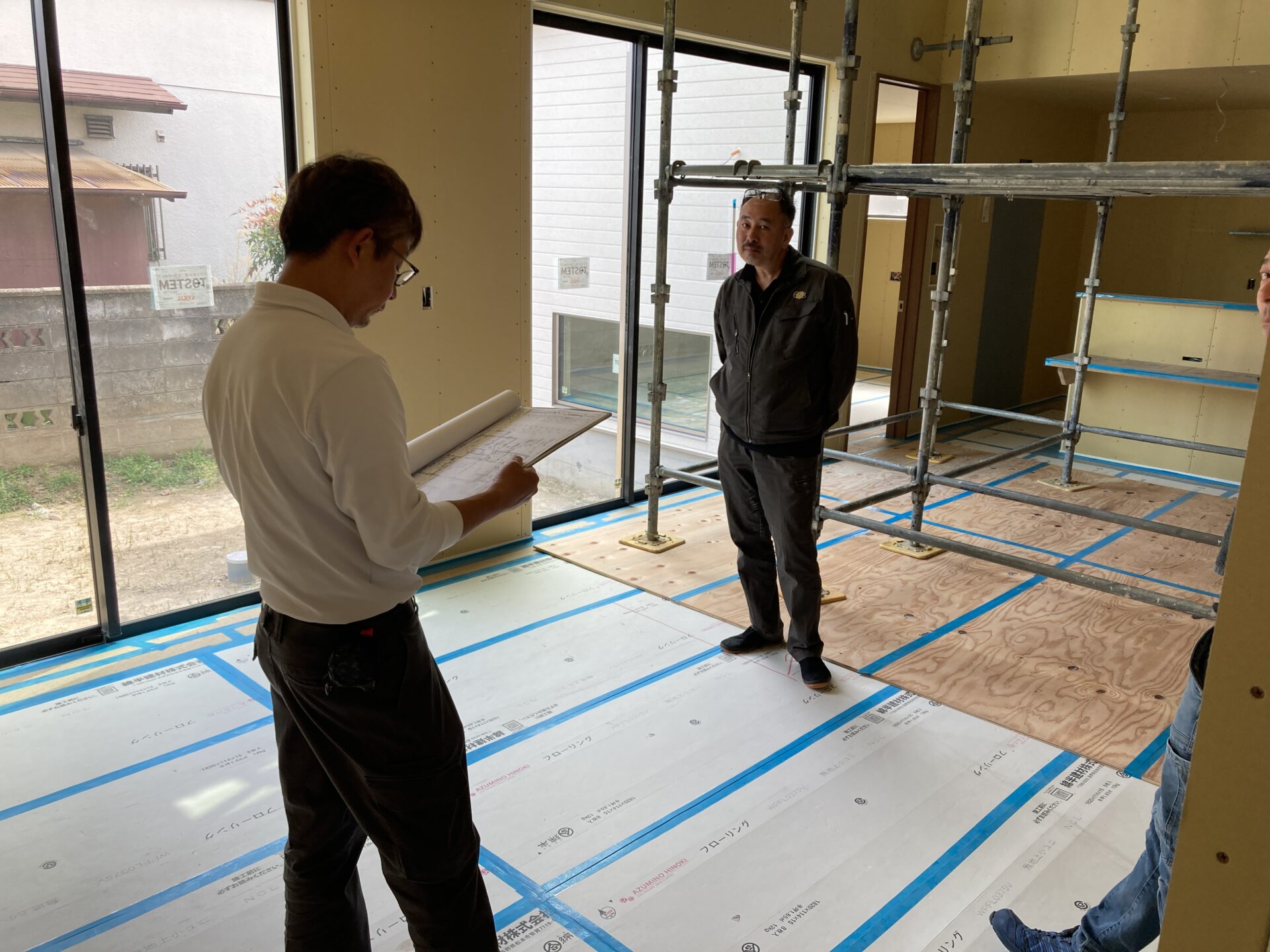 【大工上がりチェック】茨木市大池の新築注文住宅｜仕上げ前の重要な現場確認｜エッグ住まいる工房 アイキャッチ