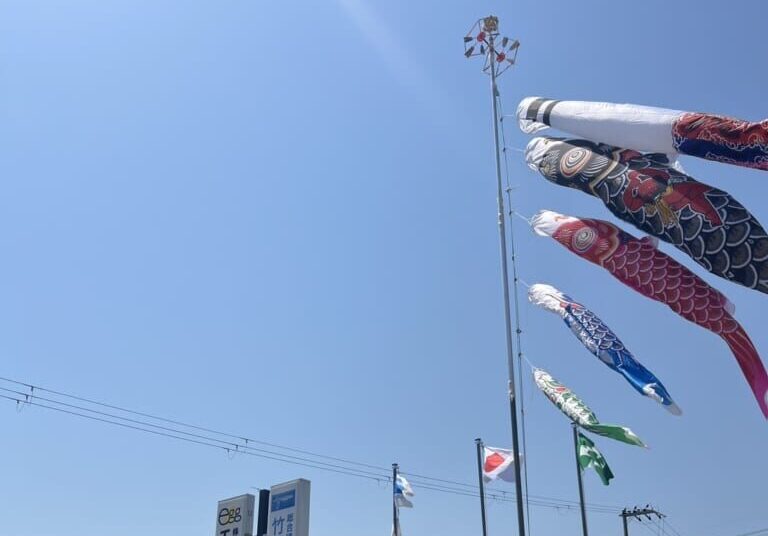 鯉のぼりを上げる意味　今年も上がりました アイキャッチ